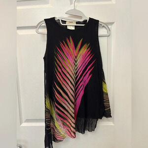 FUZZI made in Italy feather top